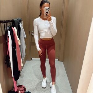 Alo Yoga 7/8 High-Waist Airlift Legging in Mars Clay